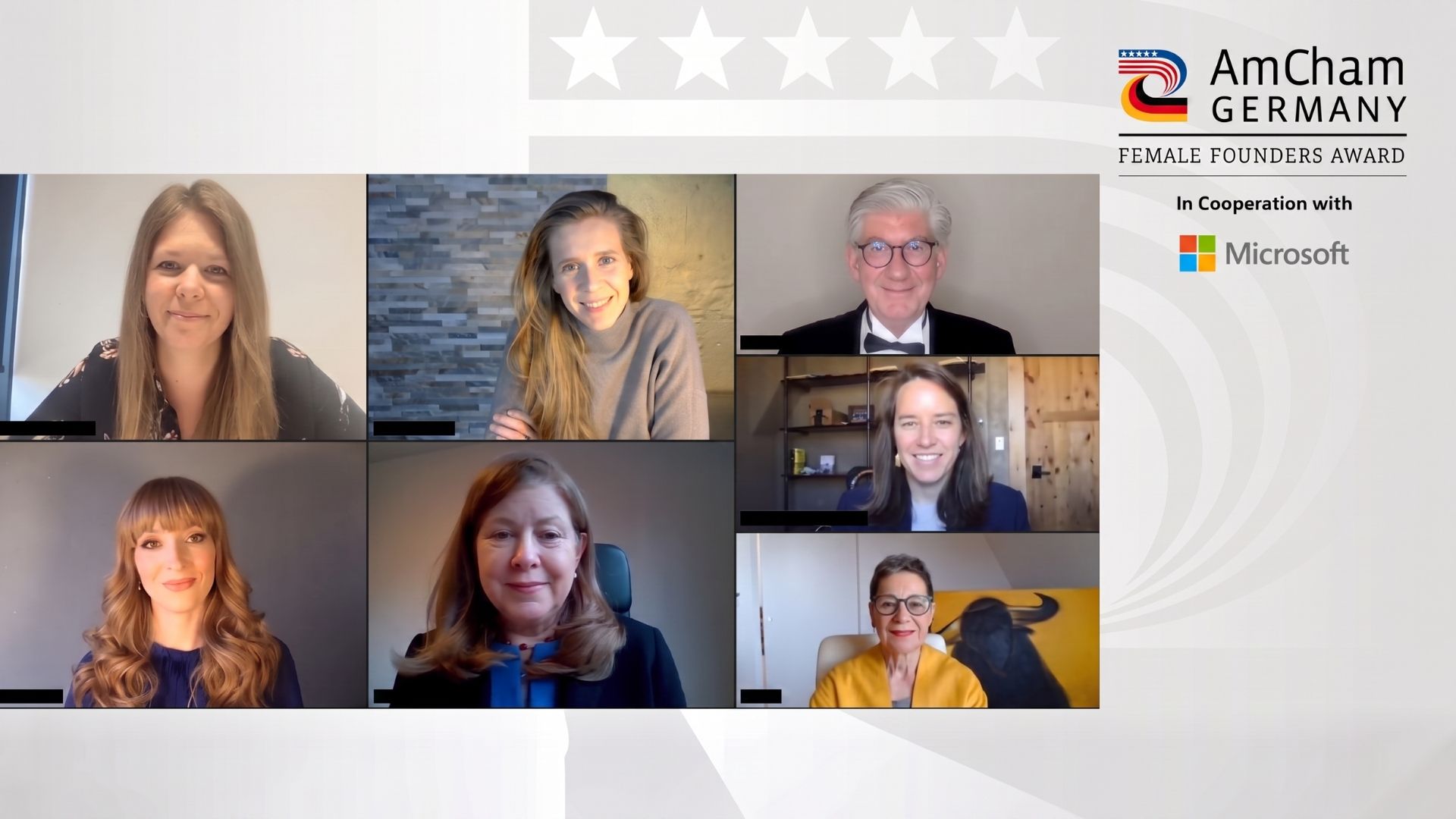 Videokonferenz zwischen mehreren internationalen Unternehmensstandorten