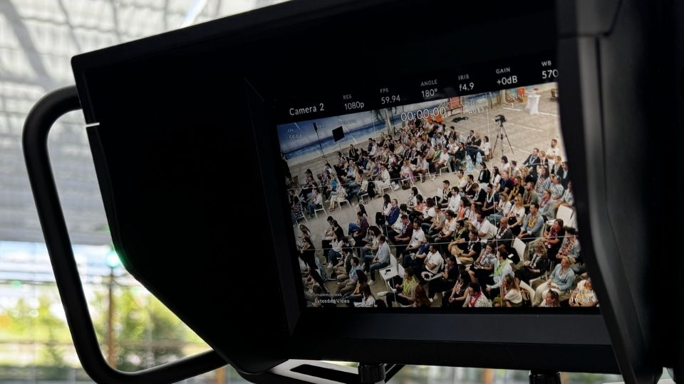 Livestream-Setup bei einer Veranstaltung in Bayern