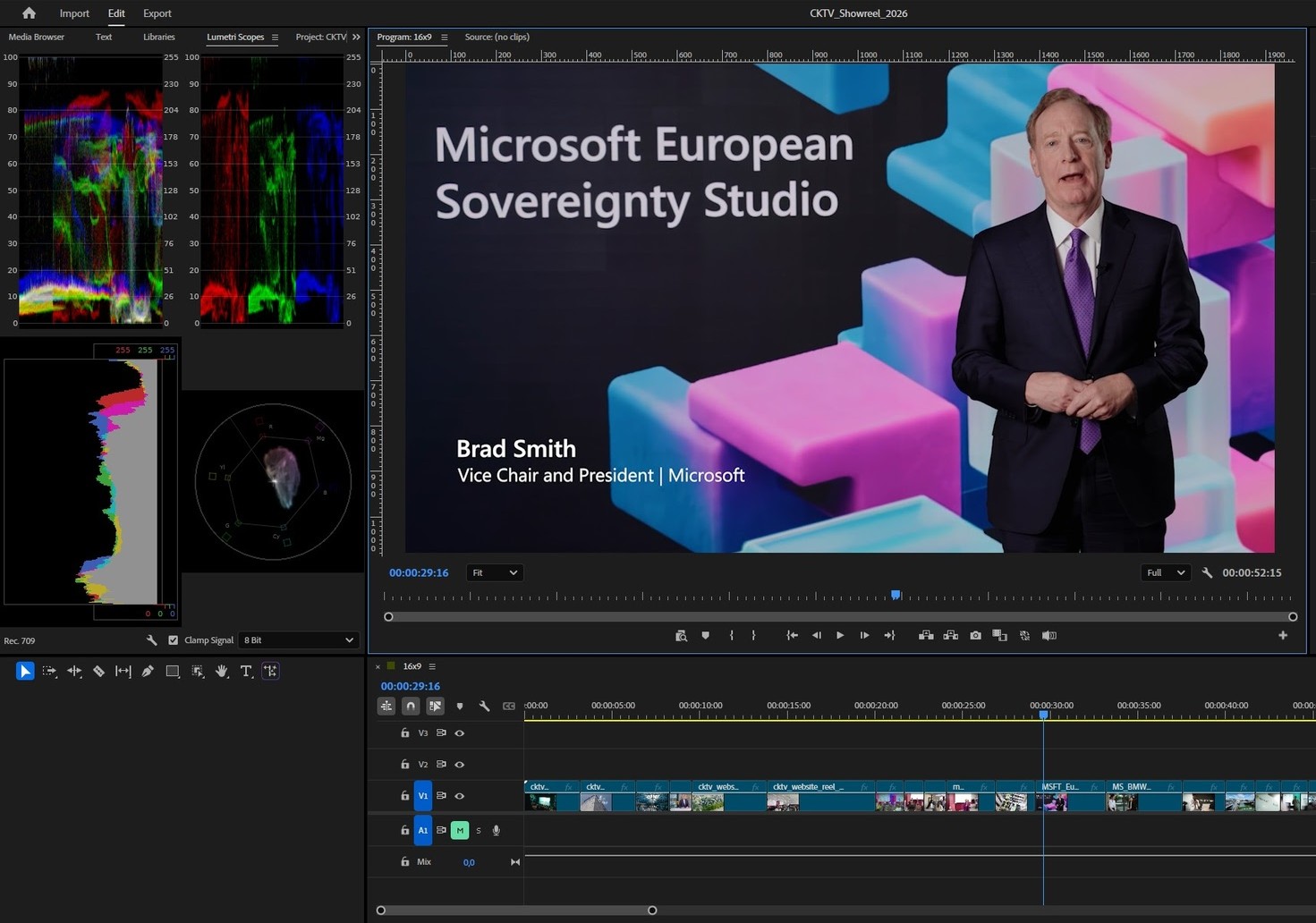 Editing & Color Grading